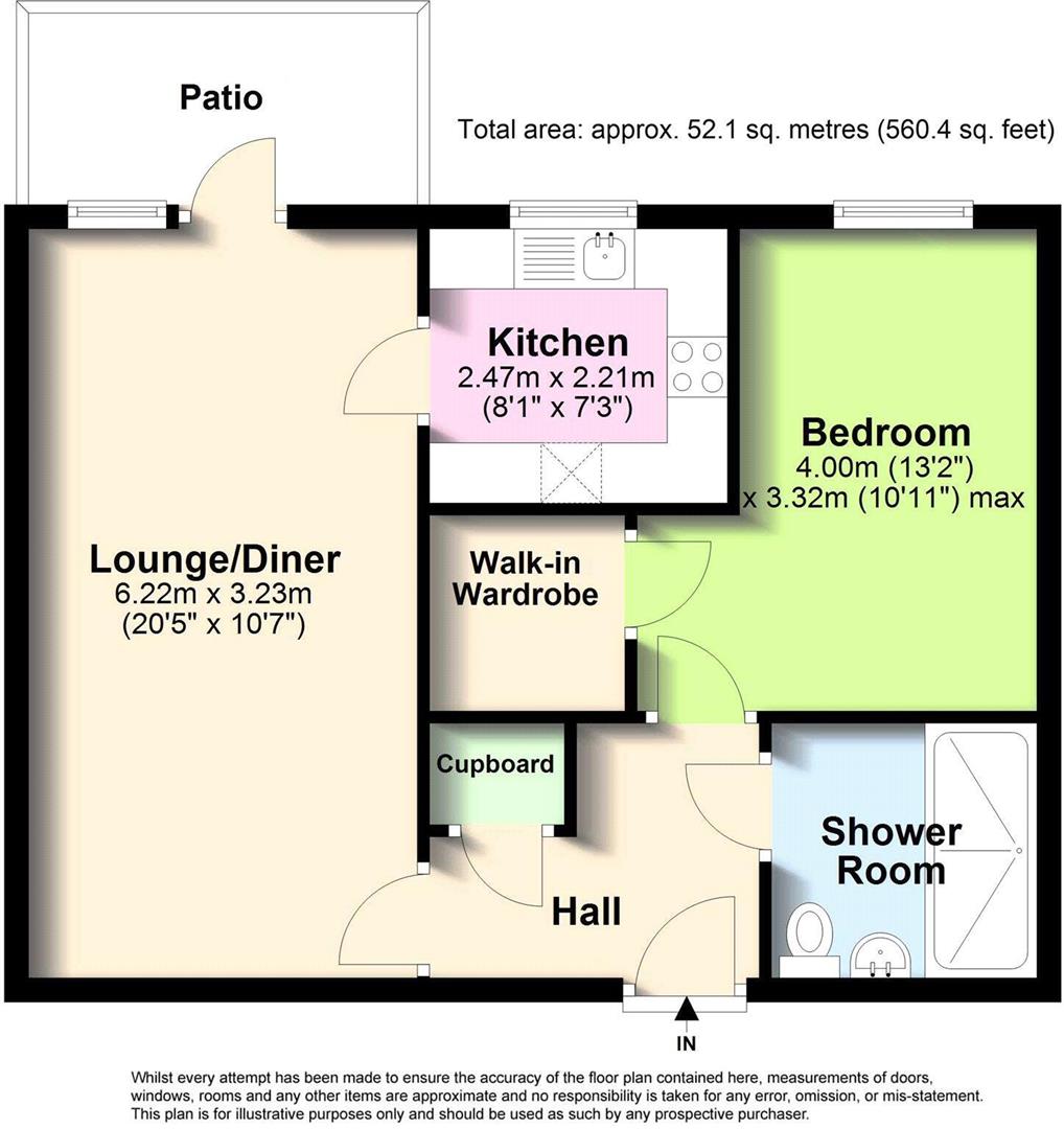 Floor Plan | Flat - Retirement | Heene Road, Worthing | For Sale
